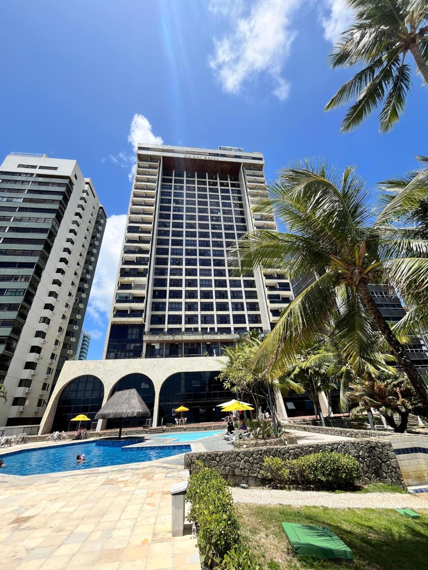 ז'אבואטו דוס גוארראפס Golden Beach Flat Na Praia Piedade מראה חיצוני תמונה